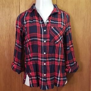 Classic soft flannel button up